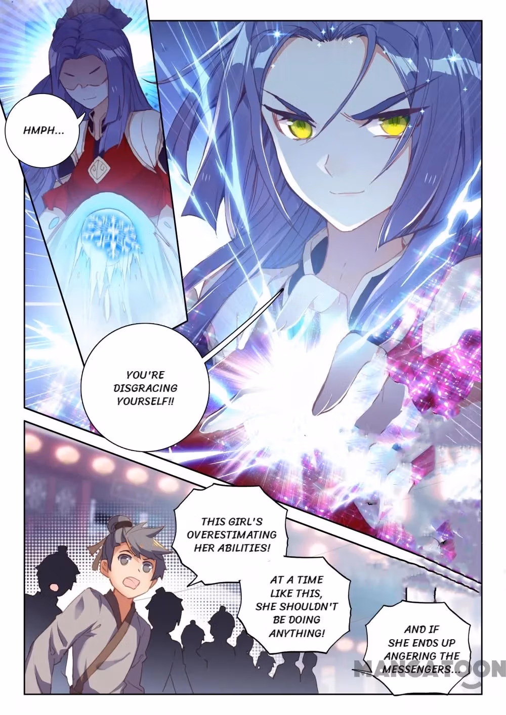 Read The Divine Punished One chapter 152 image 6 on Lezhin