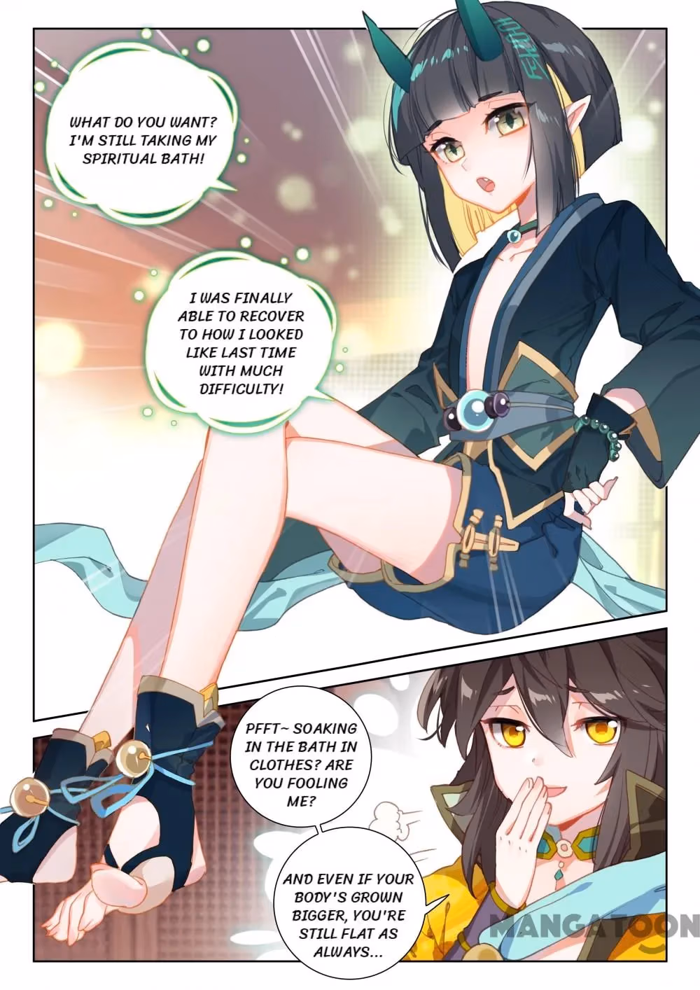 Read The Divine Punished One chapter 155 image 1 on Lezhin