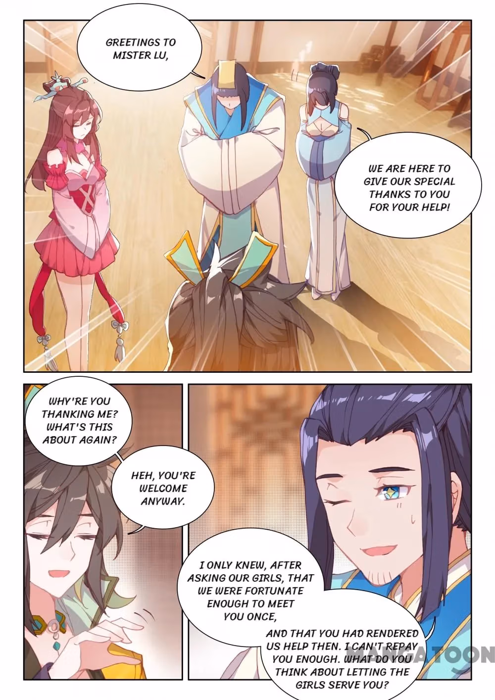 Read The Divine Punished One chapter 155 image 6 on Lezhin