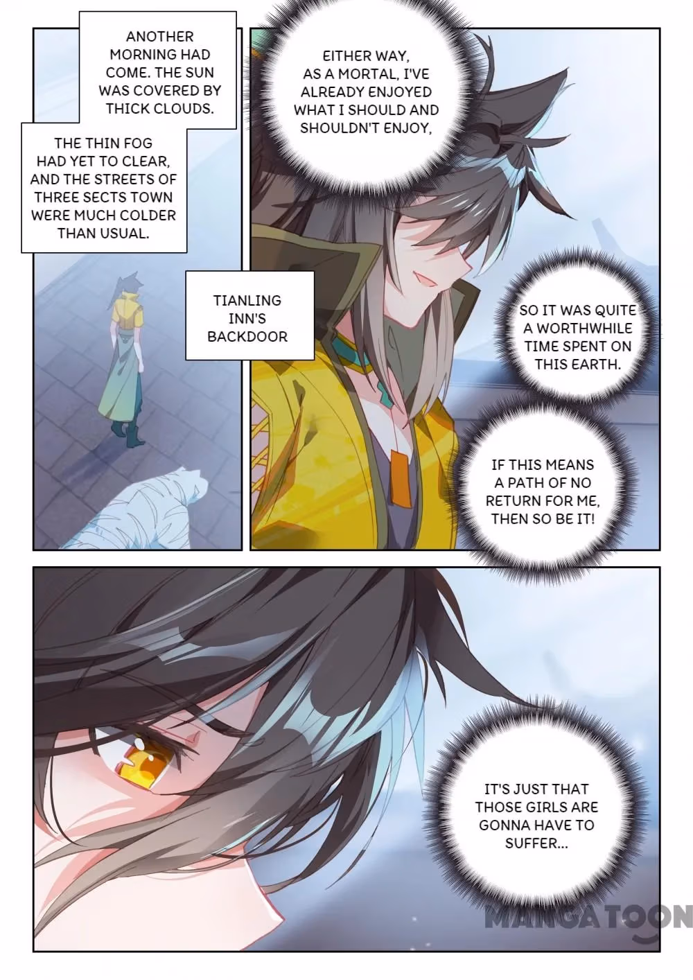 Read The Divine Punished One chapter 156 image 6 on Lezhin