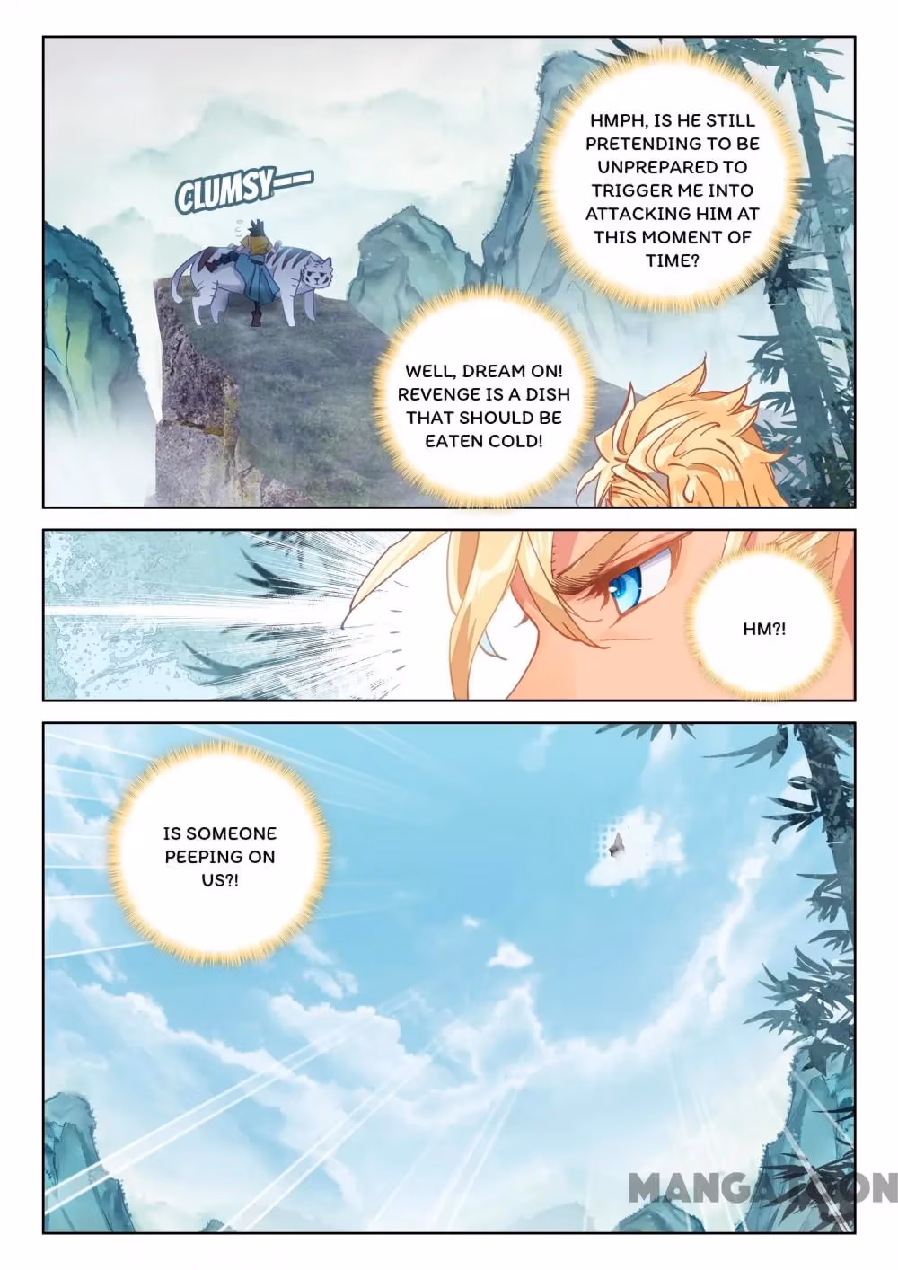 Read The Divine Punished One chapter 160 image 7 on Lezhin