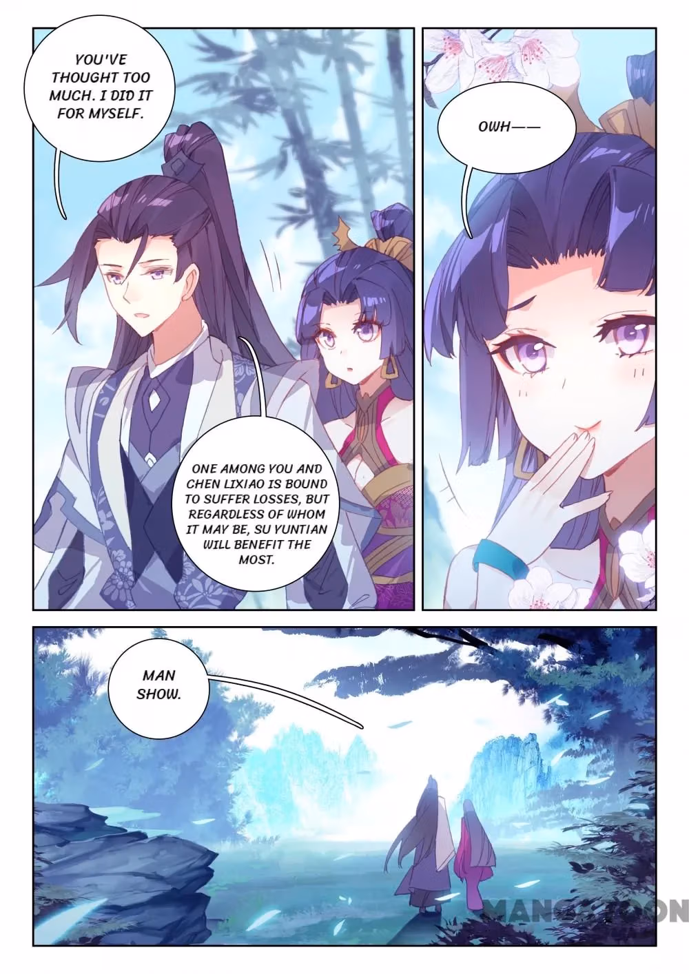 Read The Divine Punished One chapter 162 image 4 on Lezhin