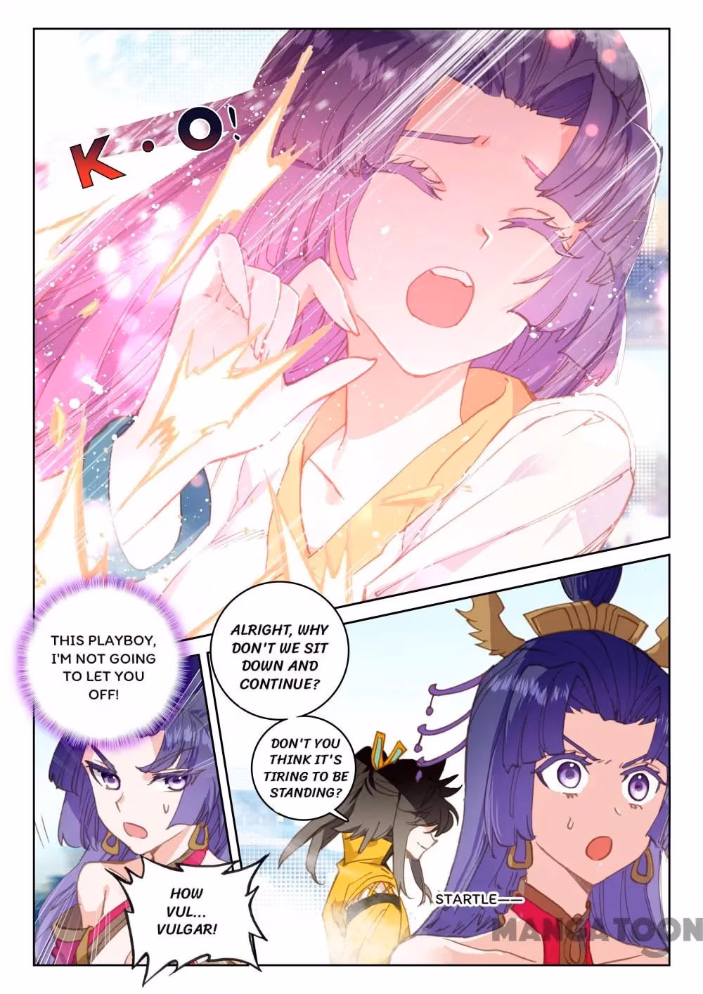 Read The Divine Punished One chapter 165 image 4 on Lezhin