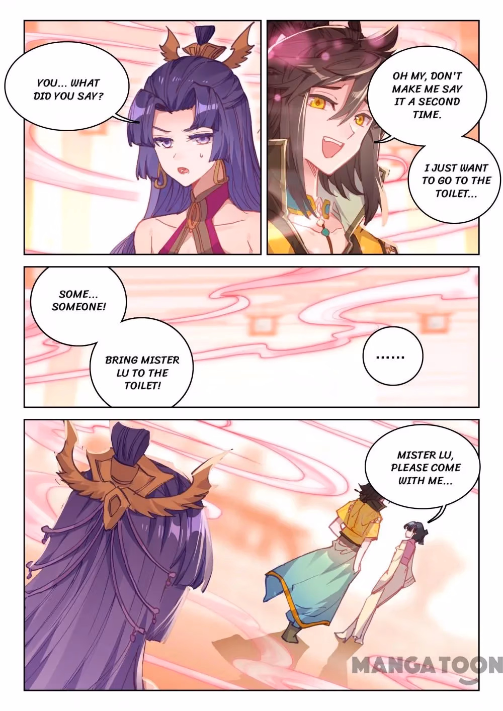 Read The Divine Punished One chapter 167 image 2 on Lezhin