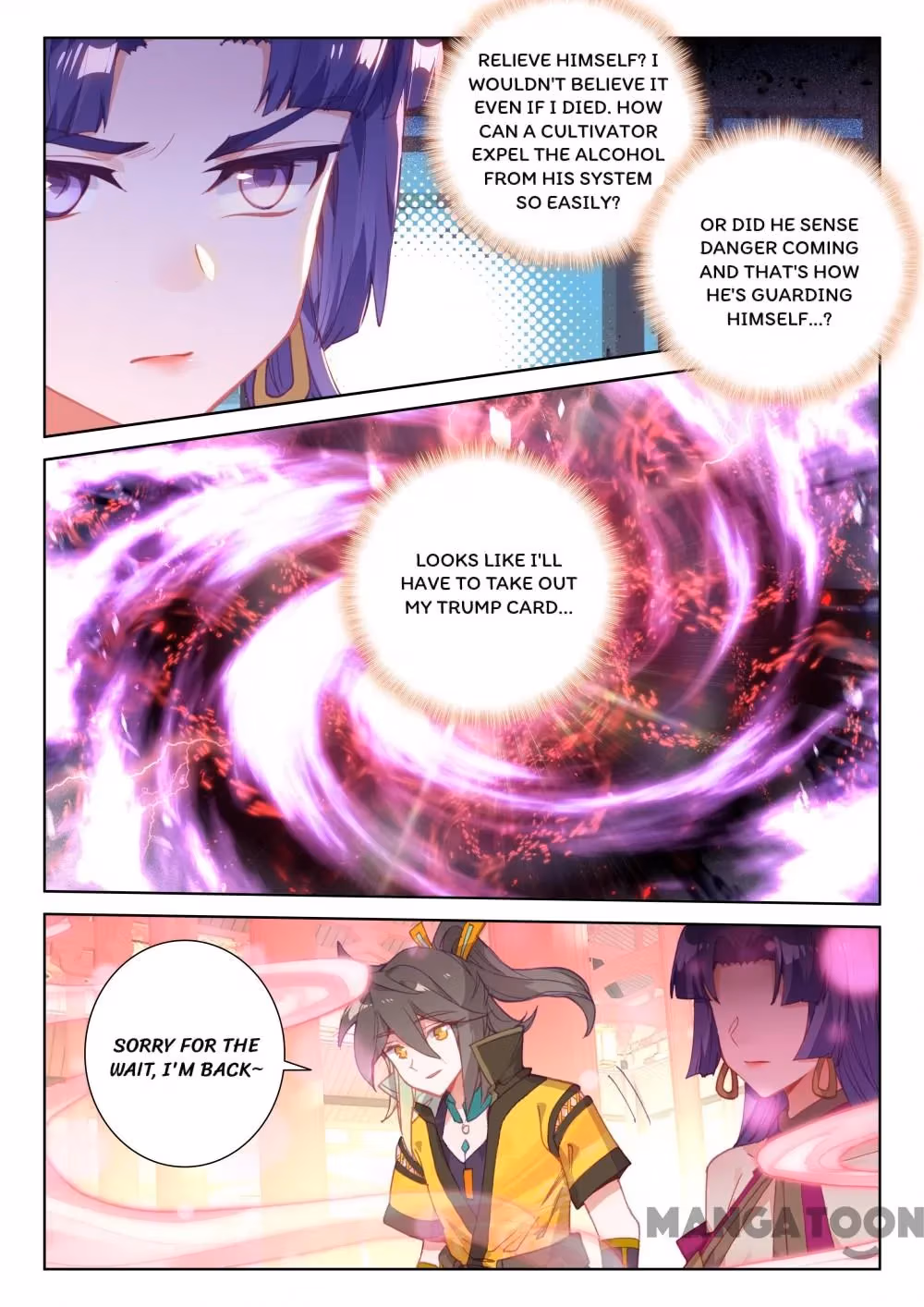 Read The Divine Punished One chapter 167 image 3 on Lezhin