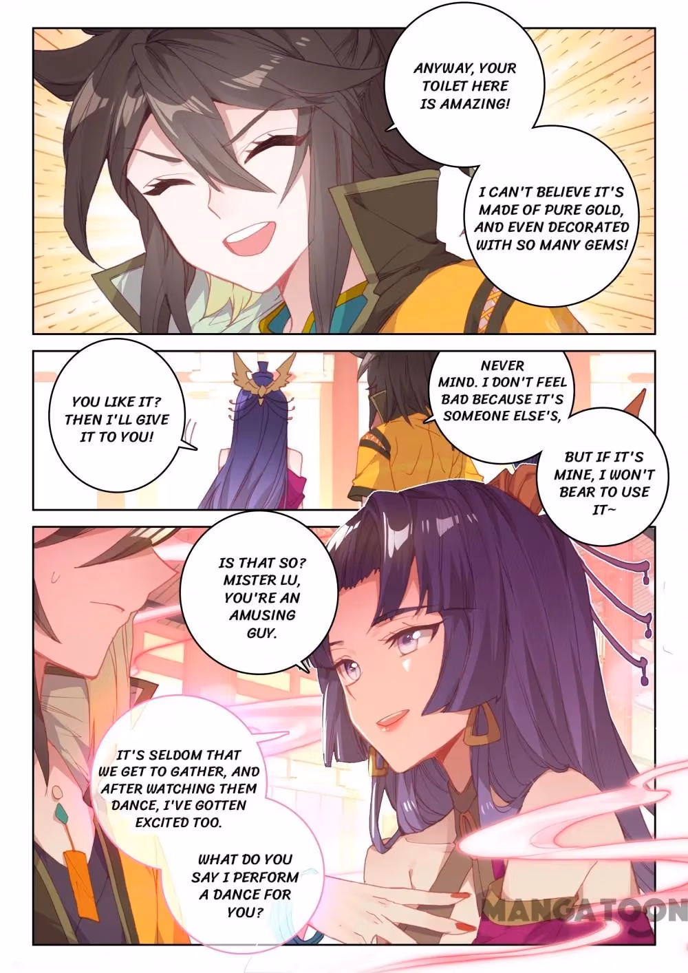 Read The Divine Punished One chapter 167 image 4 on Lezhin