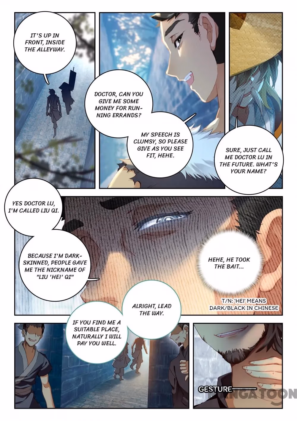 Read The Divine Punished One chapter 17 image 2 on Lezhin