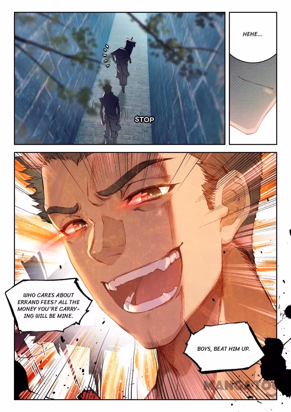 Read The Divine Punished One chapter 17 image 3 on Lezhin