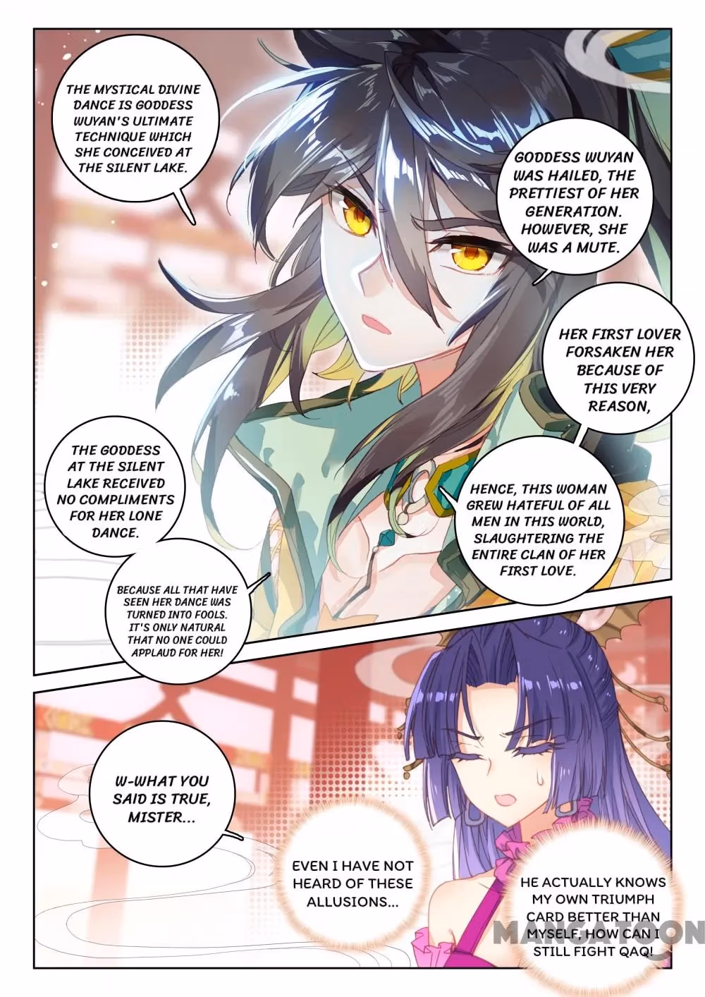 Read The Divine Punished One chapter 171 image 3 on Lezhin
