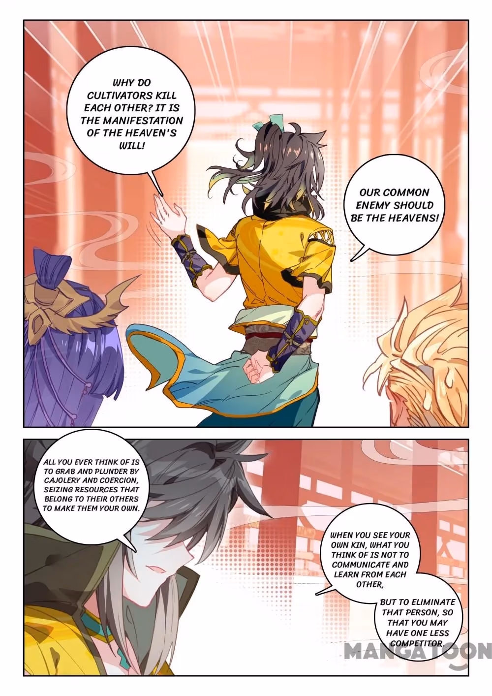 Read The Divine Punished One chapter 171 image 4 on Lezhin