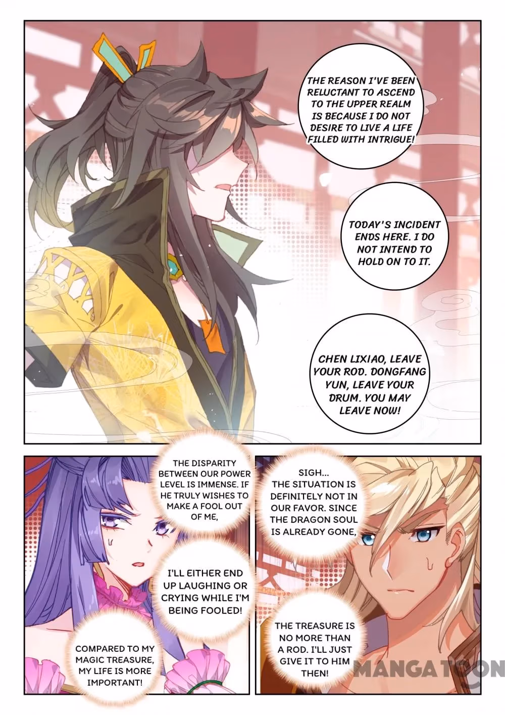 Read The Divine Punished One chapter 171 image 5 on Lezhin