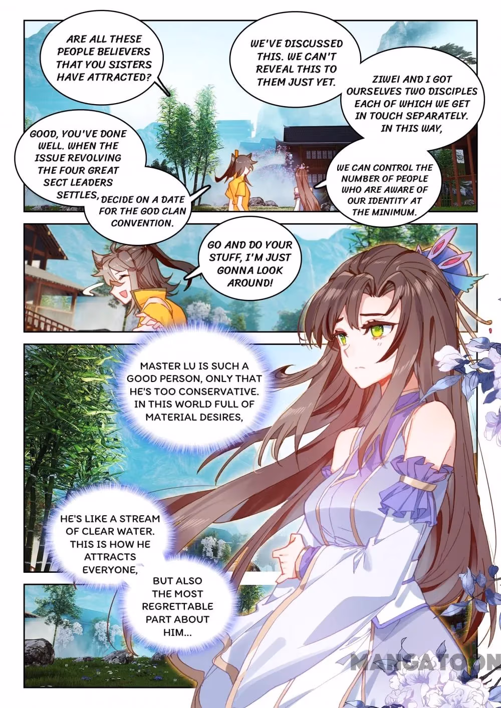 Read The Divine Punished One chapter 172 image 6 on Lezhin