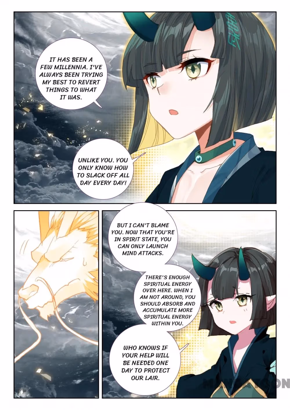 Read The Divine Punished One chapter 173 image 3 on Lezhin