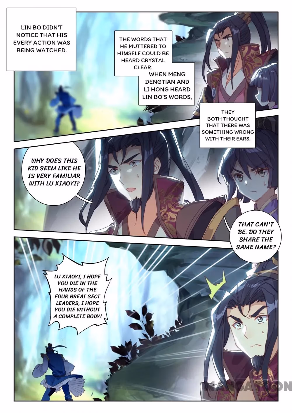 Read The Divine Punished One chapter 176 image 6 on Lezhin