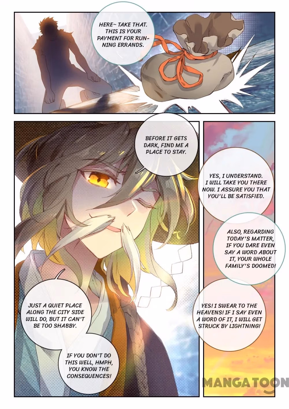 Read The Divine Punished One chapter 18 image 4 on Lezhin