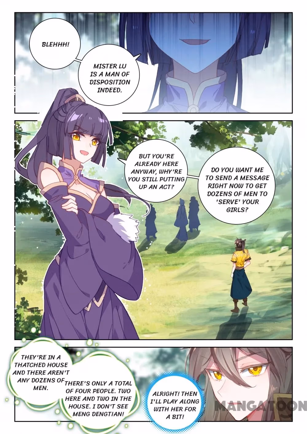 Read The Divine Punished One chapter 183 image 3 on Lezhin