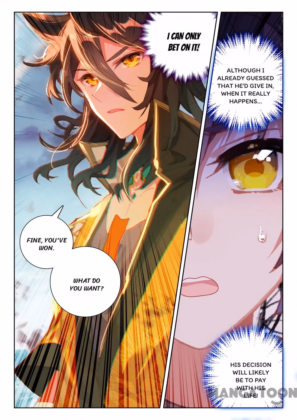 Read The Divine Punished One chapter 184 image 4 on Lezhin
