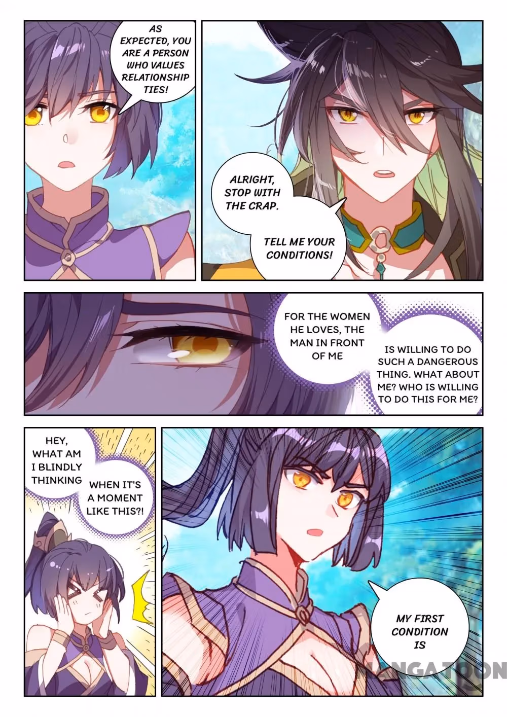 Read The Divine Punished One chapter 184 image 5 on Lezhin