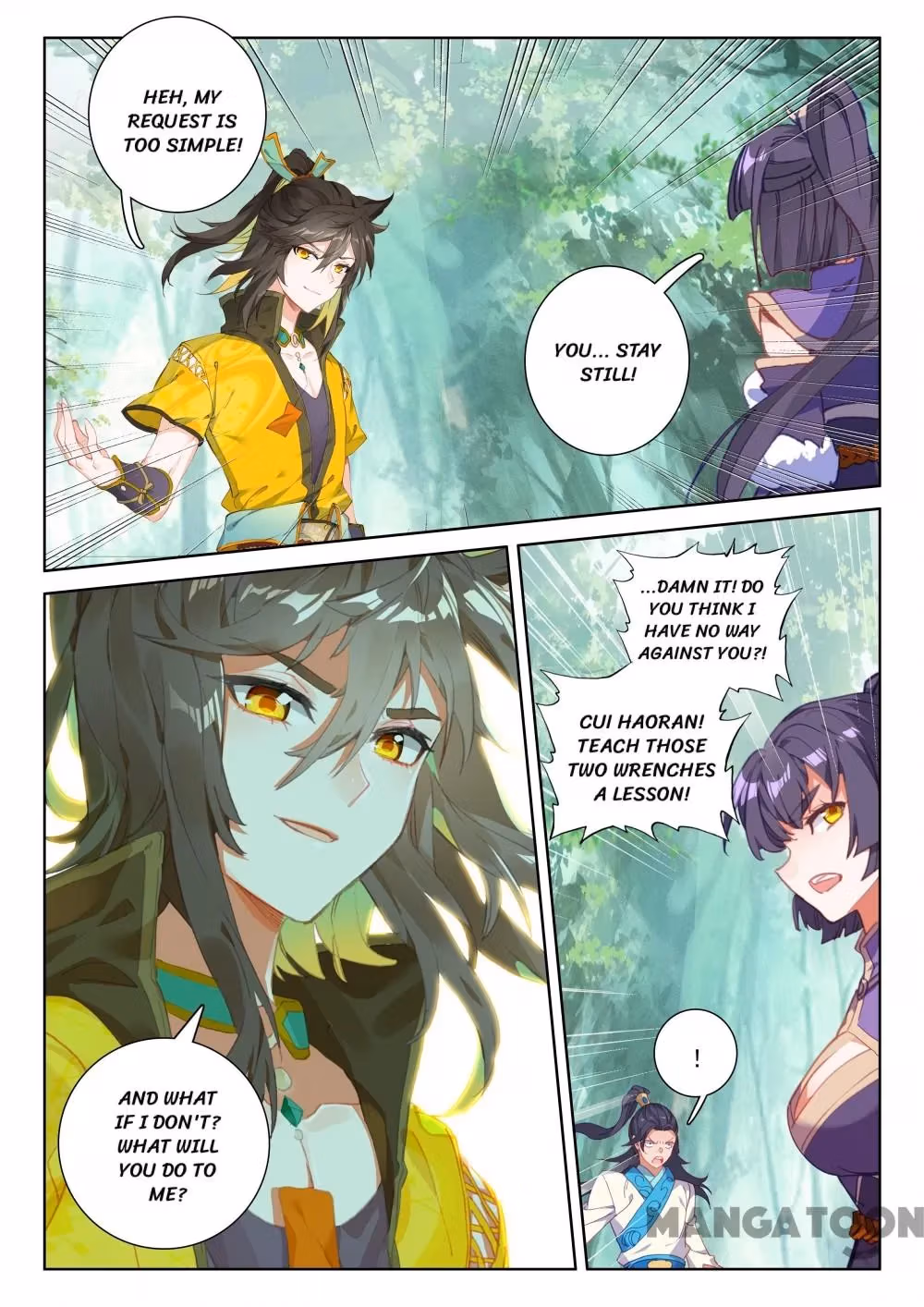 Read The Divine Punished One chapter 185 image 3 on Lezhin