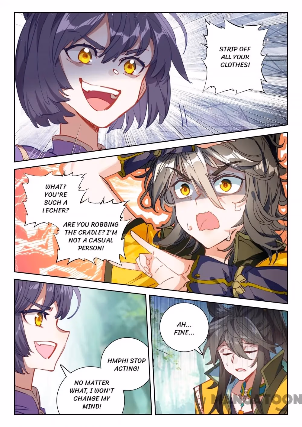 Read The Divine Punished One chapter 186 image 3 on Lezhin