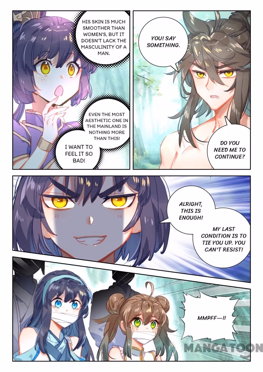 Read The Divine Punished One chapter 186 image 5 on Lezhin