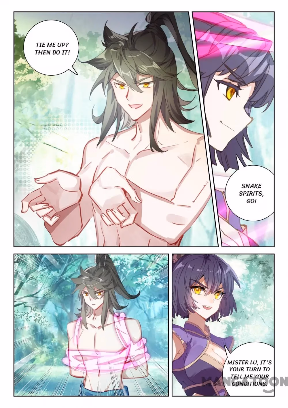 Read The Divine Punished One chapter 186 image 6 on Lezhin