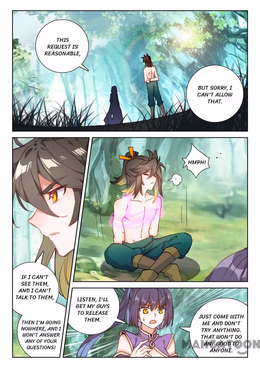 Read The Divine Punished One chapter 187 image 0 on Lezhin