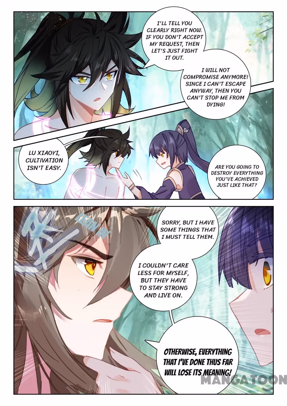 Read The Divine Punished One chapter 187 image 2 on Lezhin