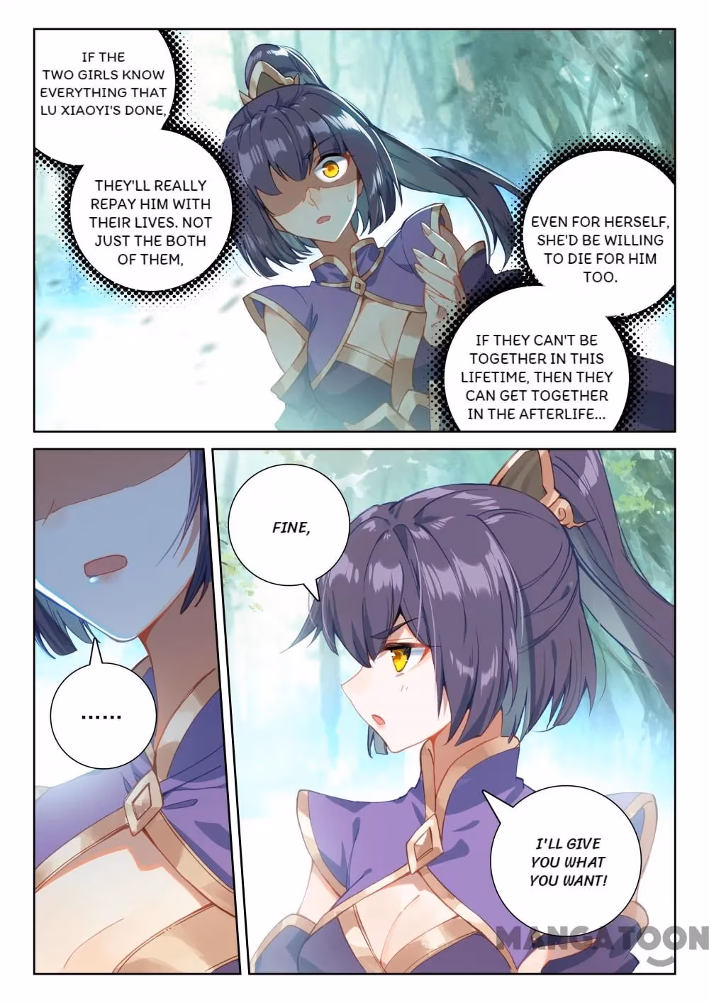 Read The Divine Punished One chapter 187 image 3 on Lezhin