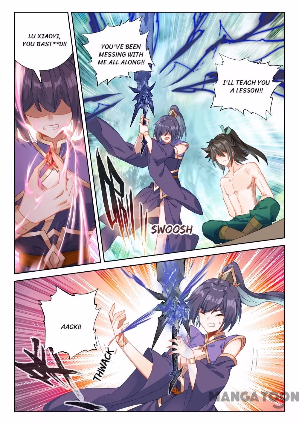 Read The Divine Punished One chapter 188 image 1 on Lezhin