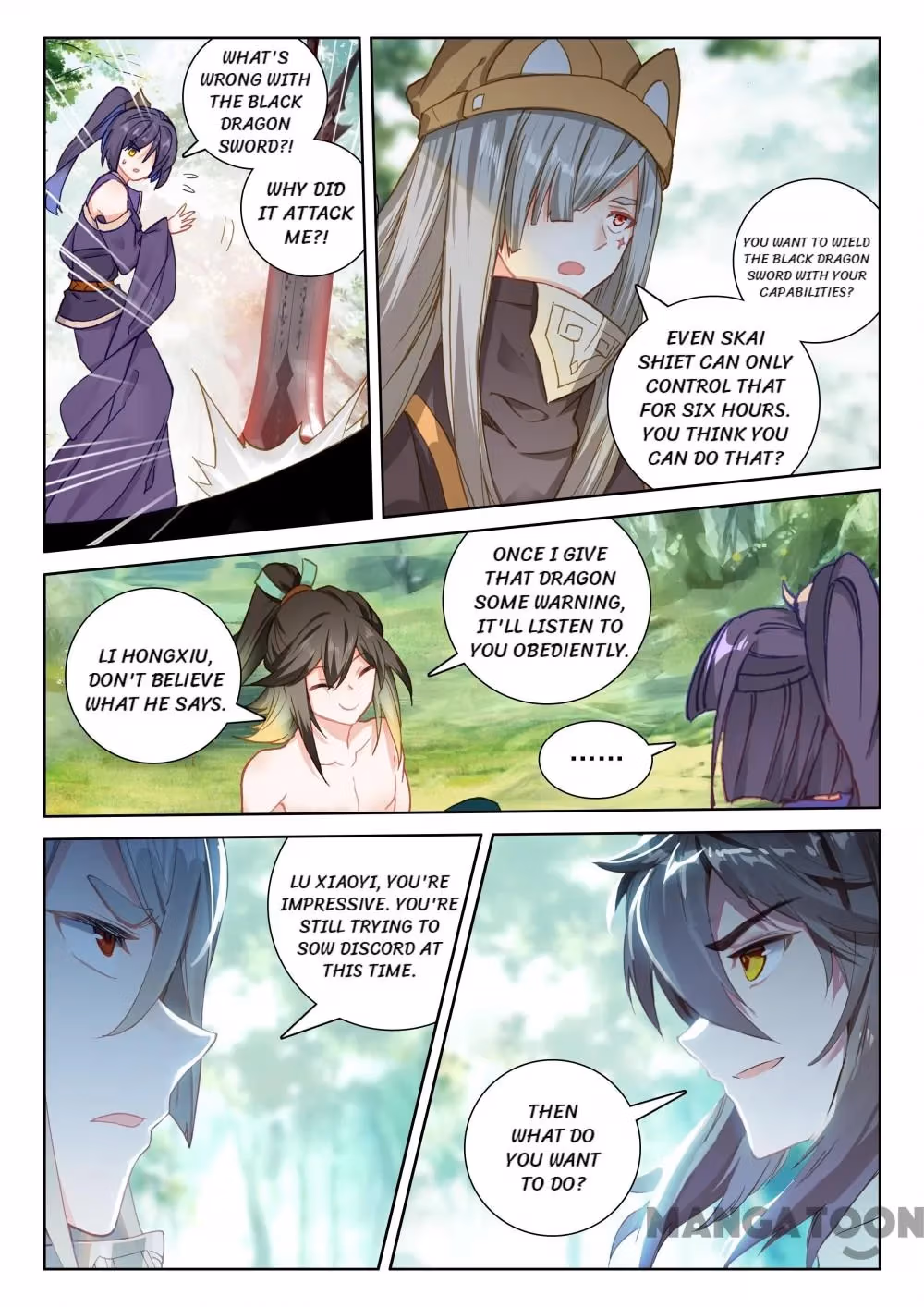 Read The Divine Punished One chapter 188 image 2 on Lezhin