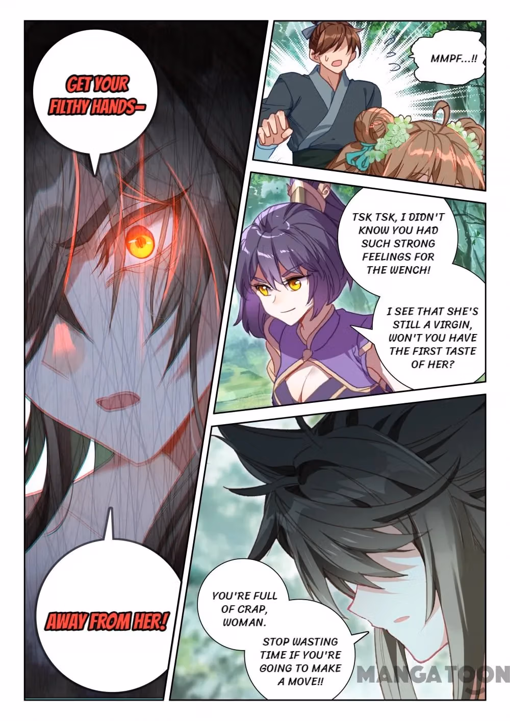 Read The Divine Punished One chapter 188 image 6 on Lezhin