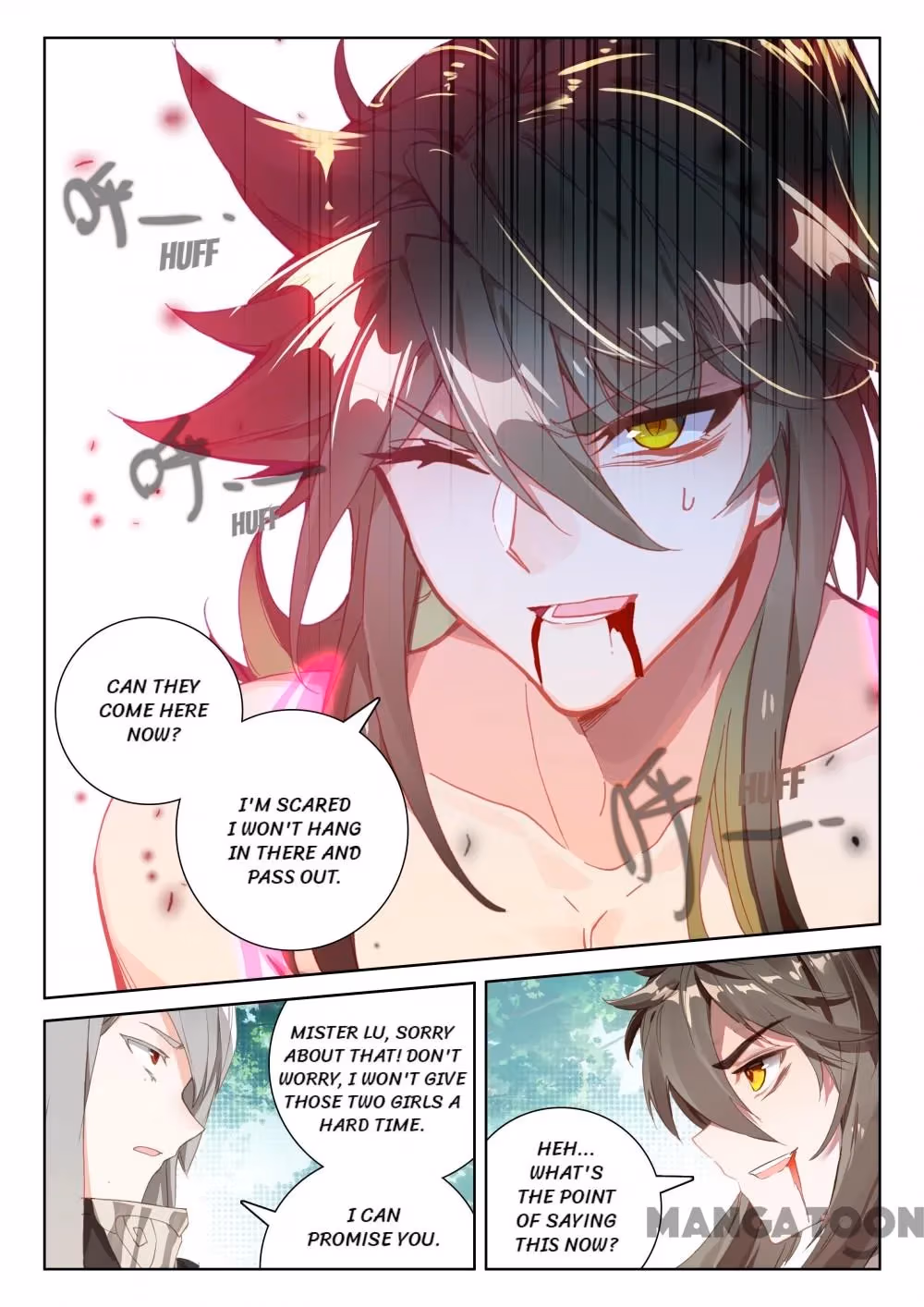 Read The Divine Punished One chapter 189 image 6 on Lezhin