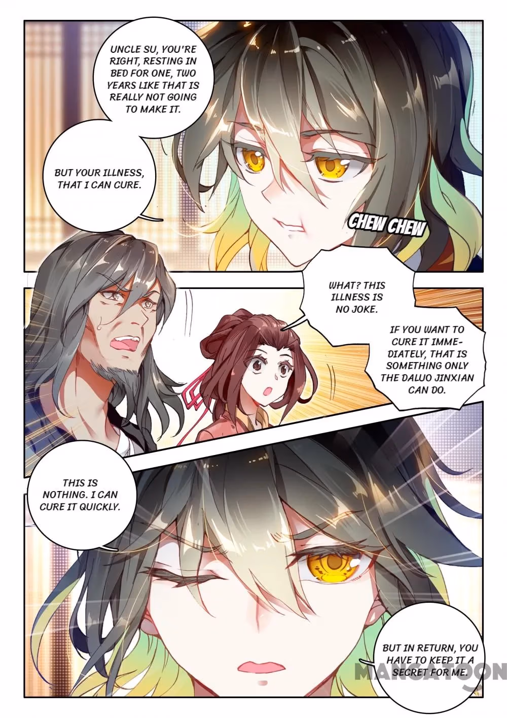 Read The Divine Punished One chapter 19 image 4 on Lezhin