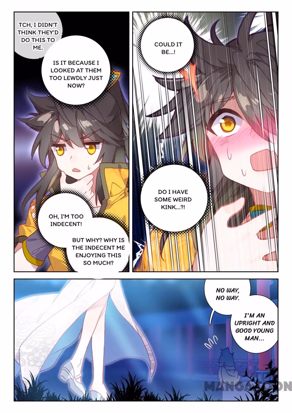Read The Divine Punished One chapter 194 image 1 on Lezhin