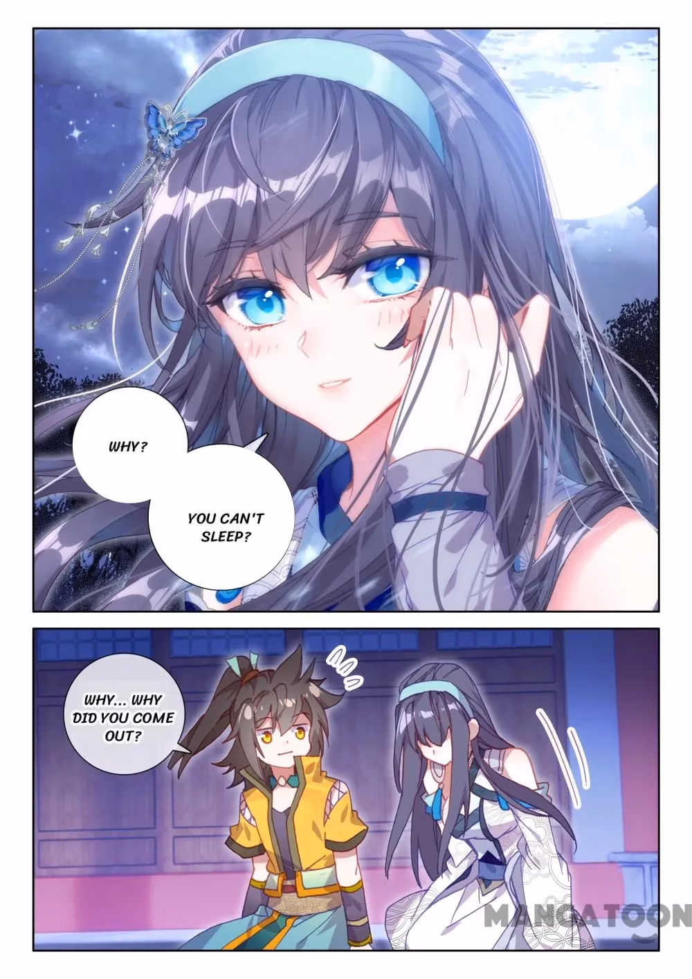 Read The Divine Punished One chapter 194 image 3 on Lezhin