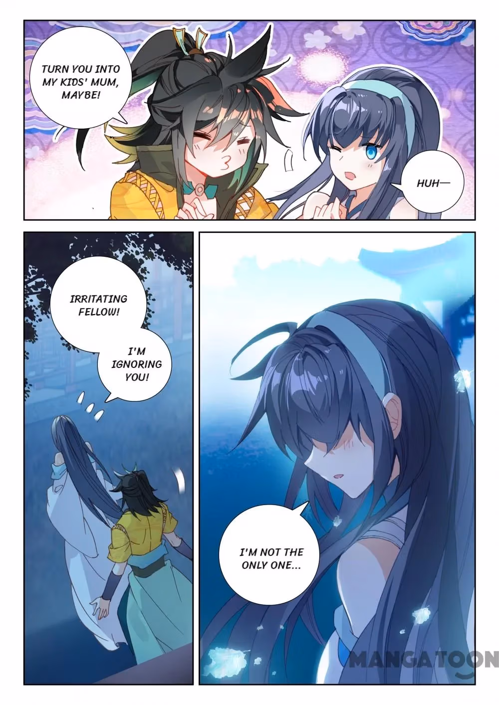 Read The Divine Punished One chapter 195 image 3 on Lezhin
