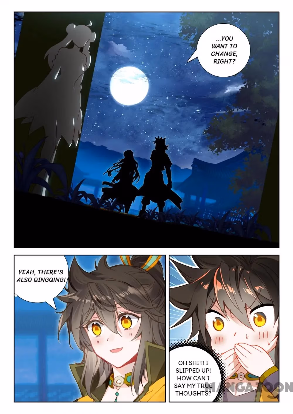 Read The Divine Punished One chapter 195 image 4 on Lezhin