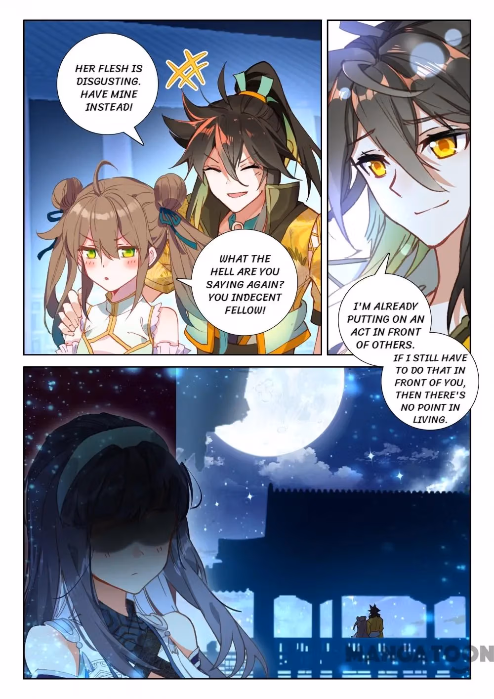 Read The Divine Punished One chapter 196 image 3 on Lezhin
