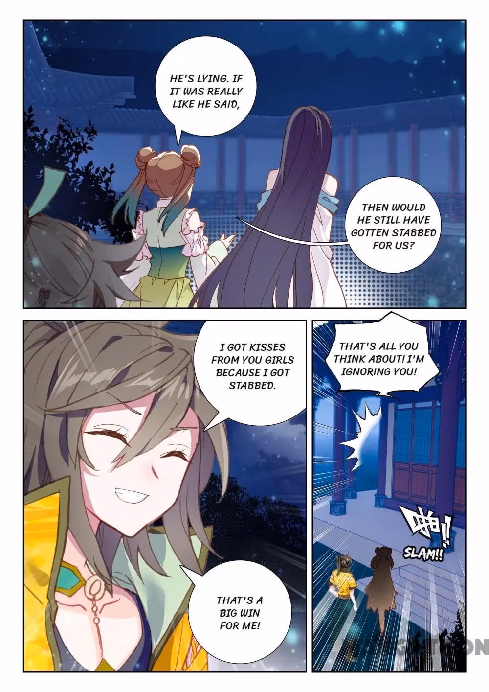 Read The Divine Punished One chapter 196 image 5 on Lezhin