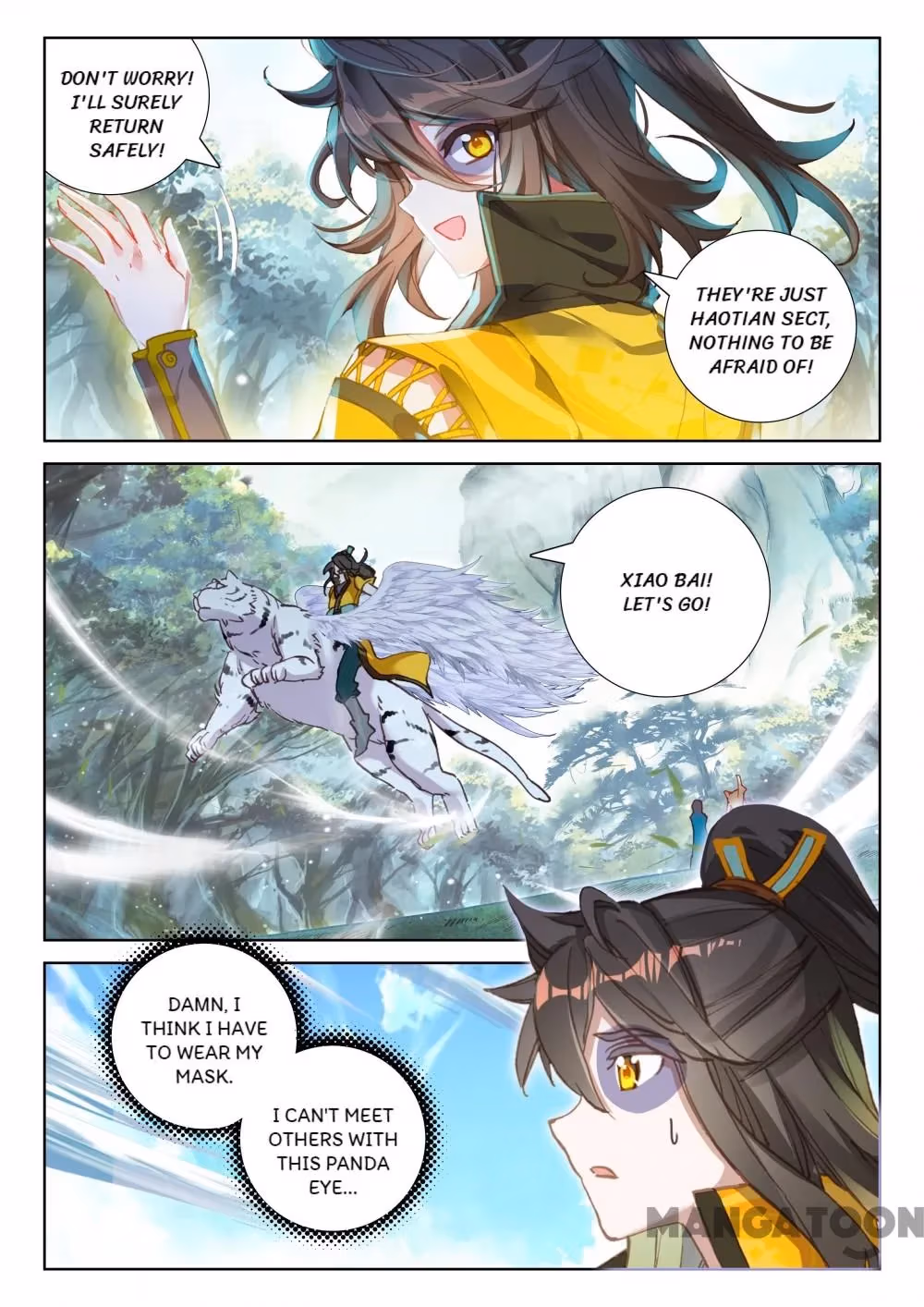 Read The Divine Punished One chapter 198 image 1 on Lezhin