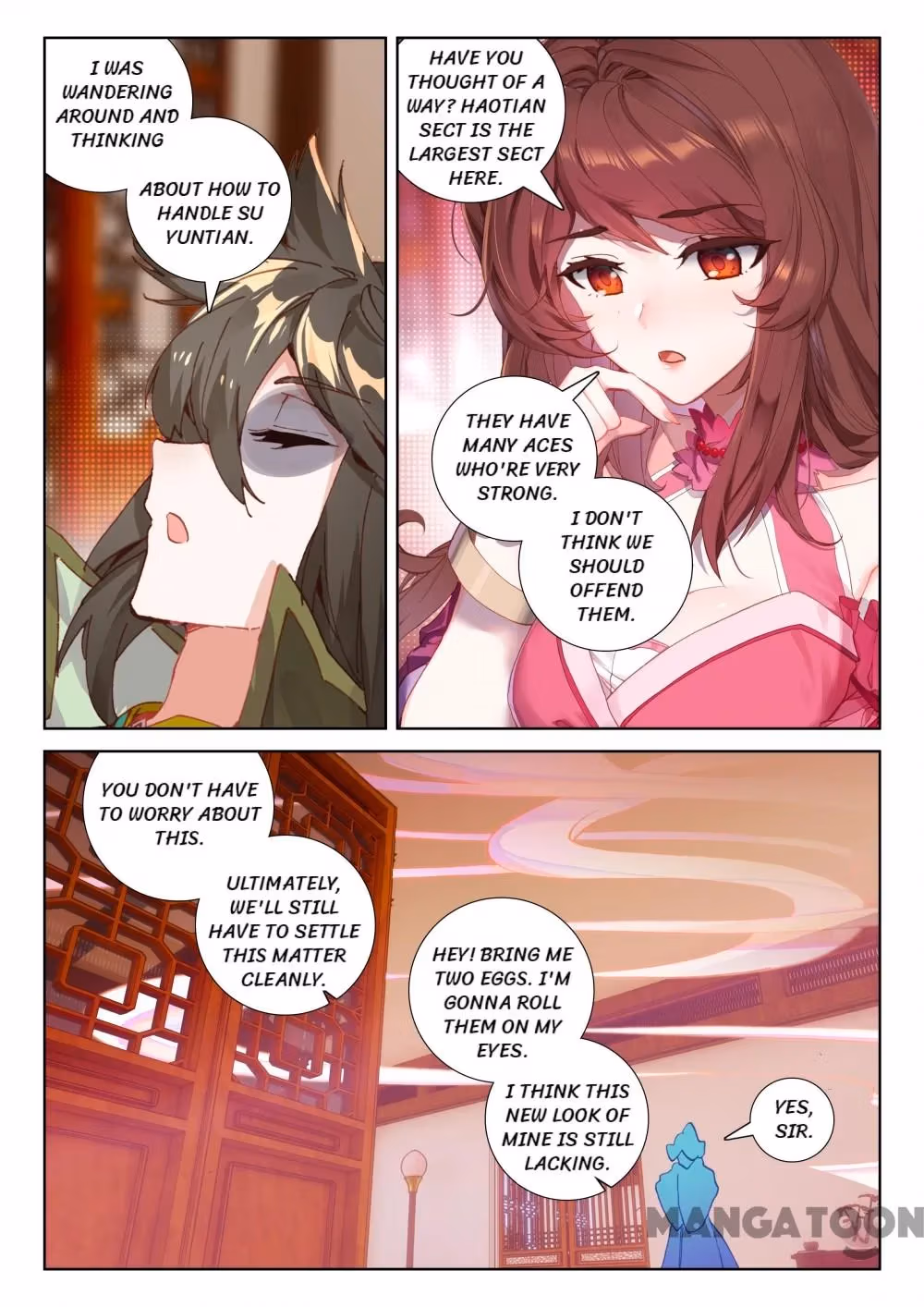 Read The Divine Punished One chapter 198 image 6 on Lezhin