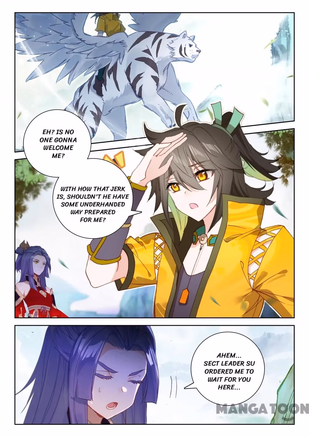 Read The Divine Punished One chapter 201 image 0 on Lezhin