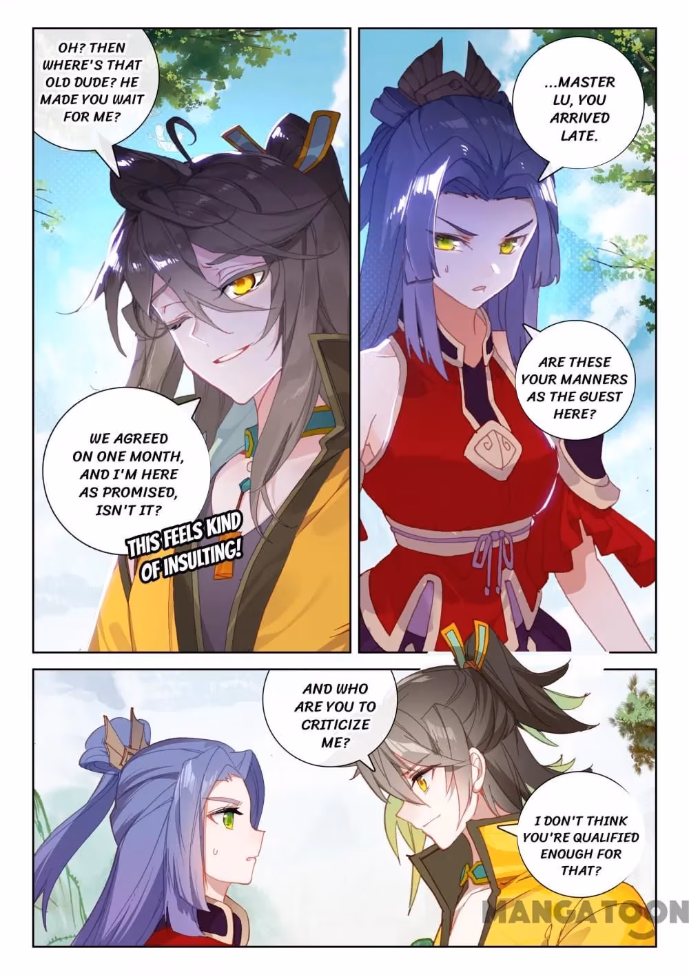 Read The Divine Punished One chapter 201 image 1 on Lezhin