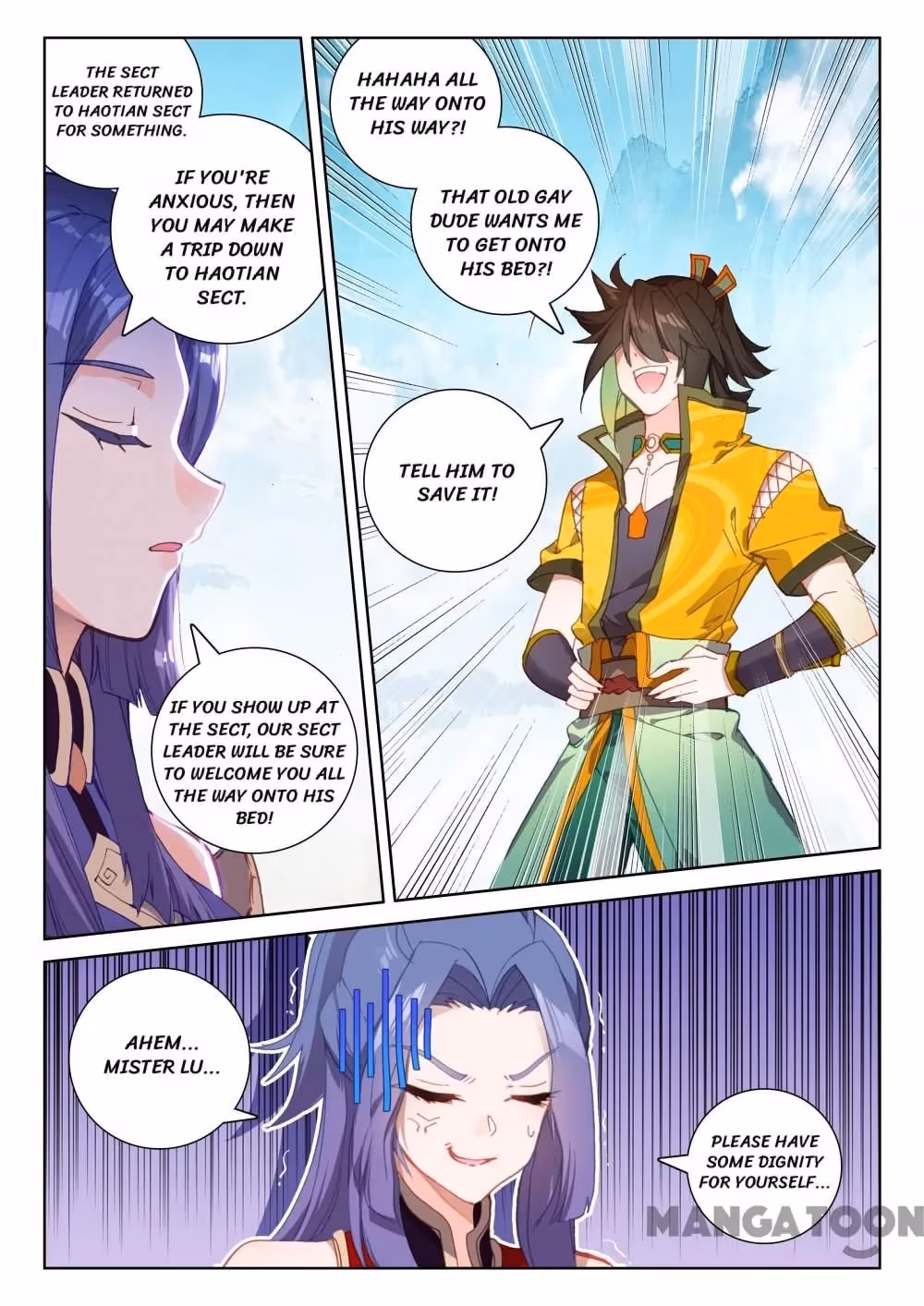 Read The Divine Punished One chapter 201 image 2 on Lezhin