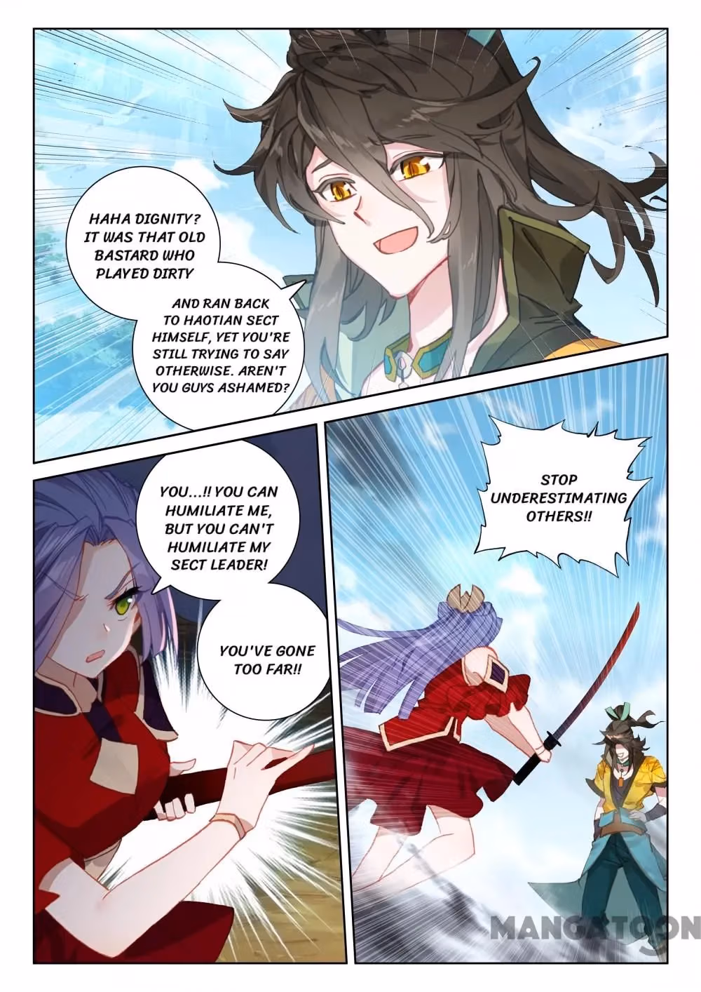 Read The Divine Punished One chapter 201 image 3 on Lezhin