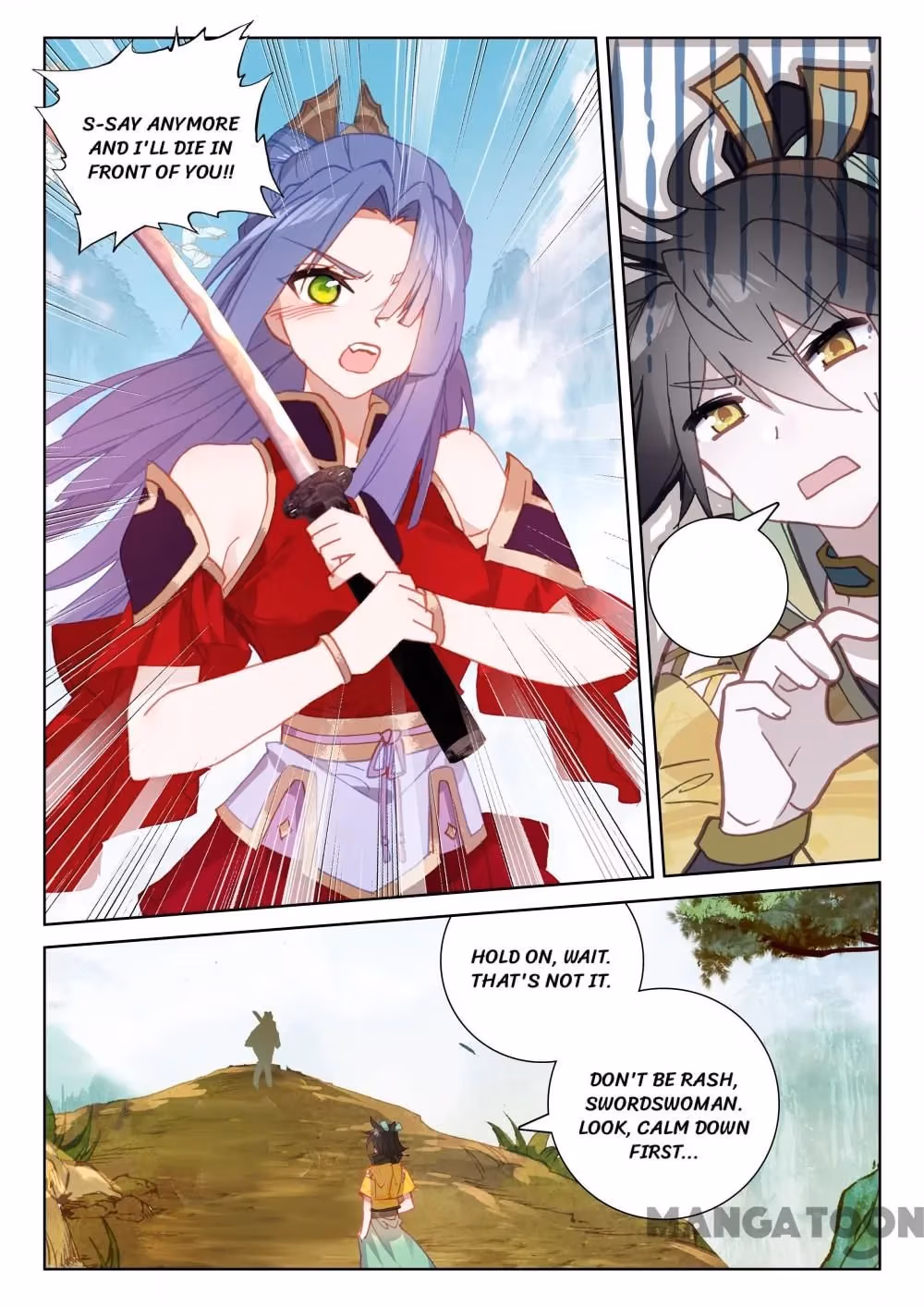 Read The Divine Punished One chapter 201 image 6 on Lezhin