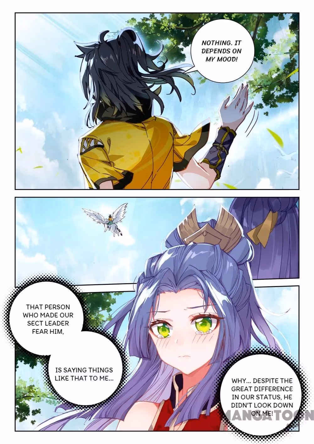 Read The Divine Punished One chapter 202 image 4 on Lezhin