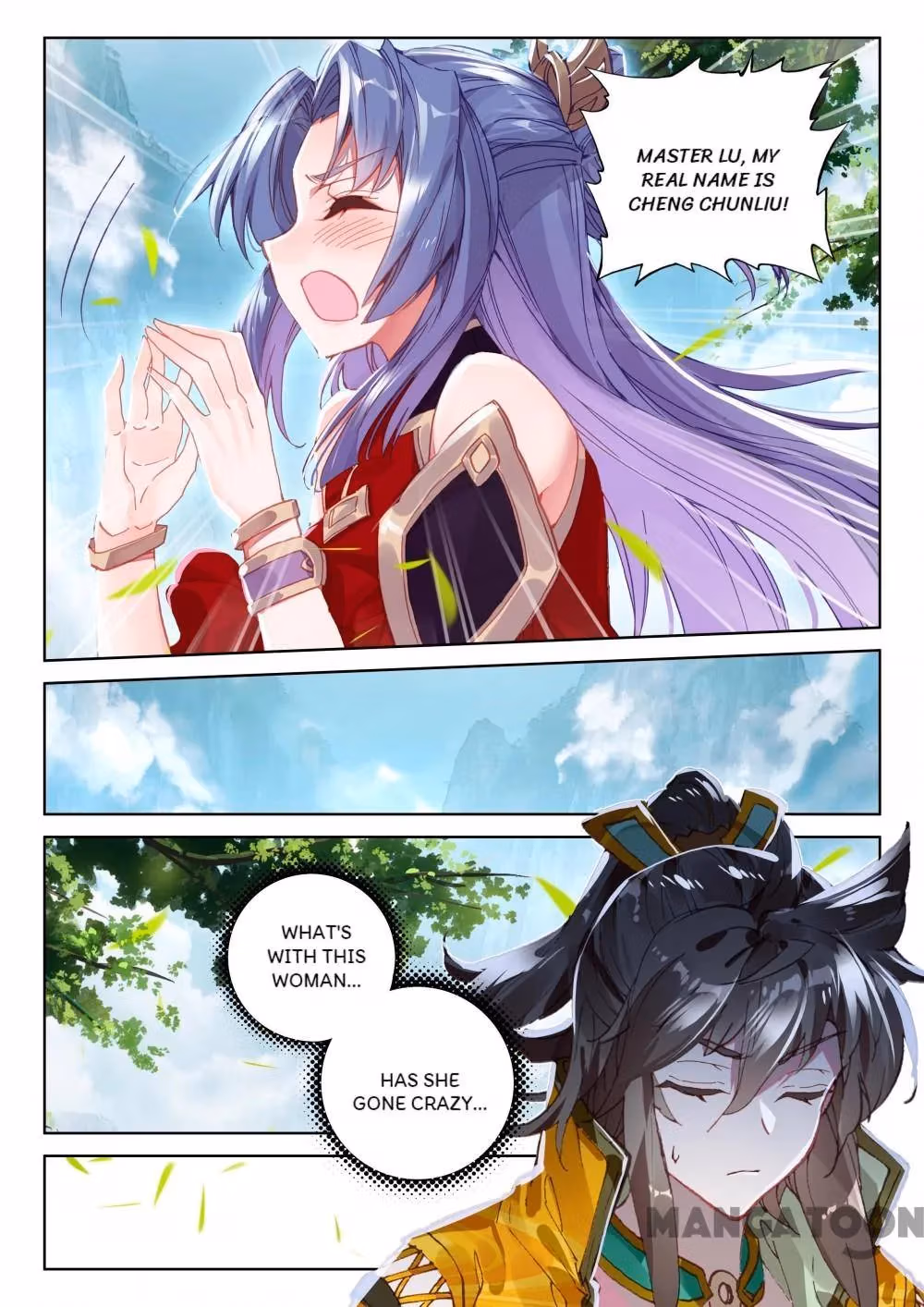 Read The Divine Punished One chapter 202 image 5 on Lezhin