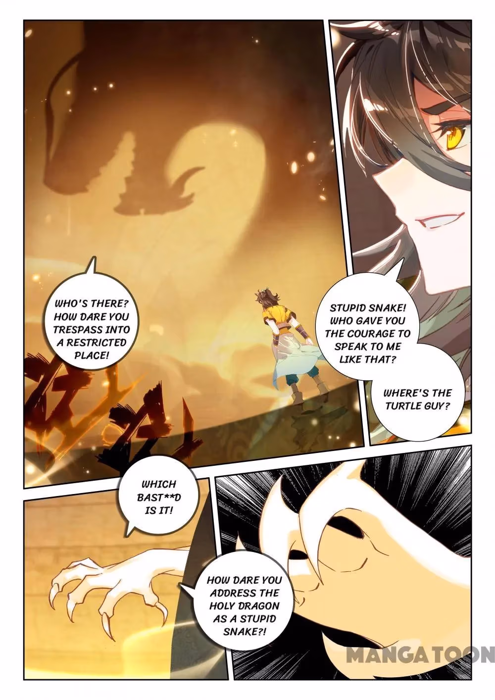Read The Divine Punished One chapter 203 image 1 on Lezhin
